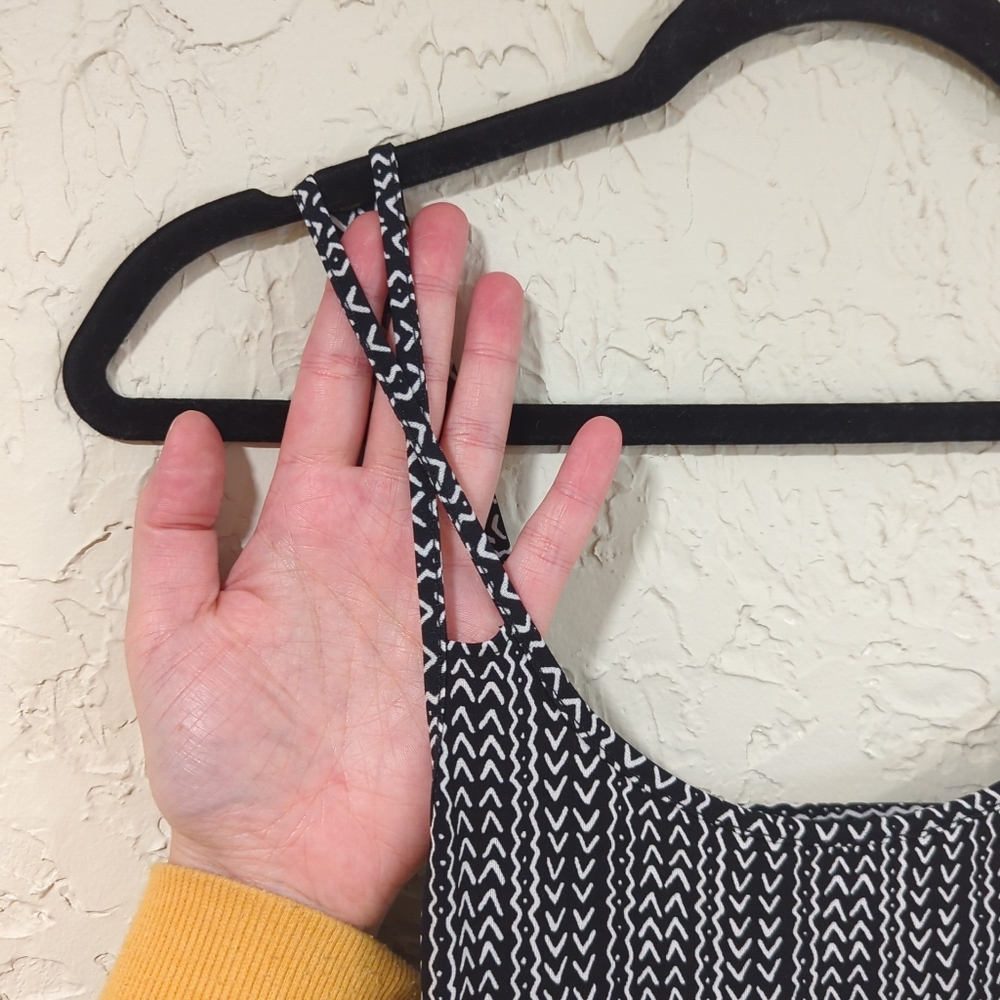 Bcbgeneration Black And White Pattern Maxi Dress … - image 5